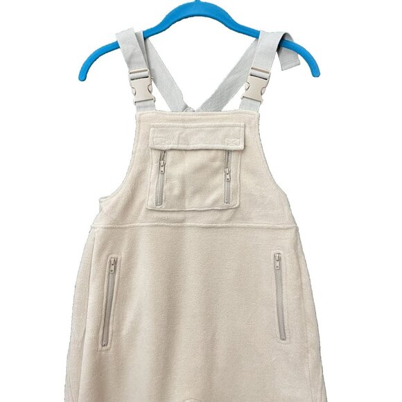 NWT CharmWM Overall Kids Size 130 (8) Pockets Cargo Soft Beige Adjustable - Picture 2 of 14